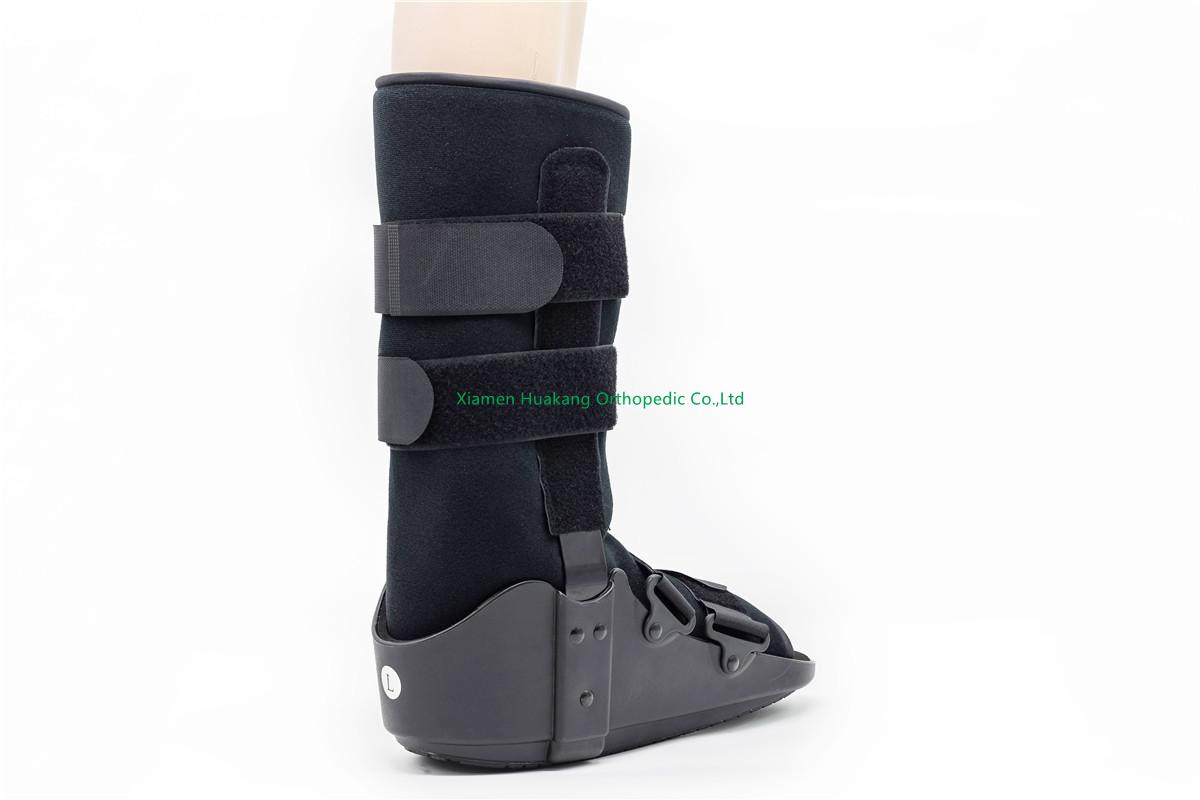 tall or short pneumatic walking boot braces 